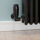 ECHO-CR-FB-LS02 - Echo Corner TRV Full Black Thermostatic Radiator Valve ECHO-CR-FB-LS02 - Echo Corner TRV Full Black Thermostatic Radiator Valve